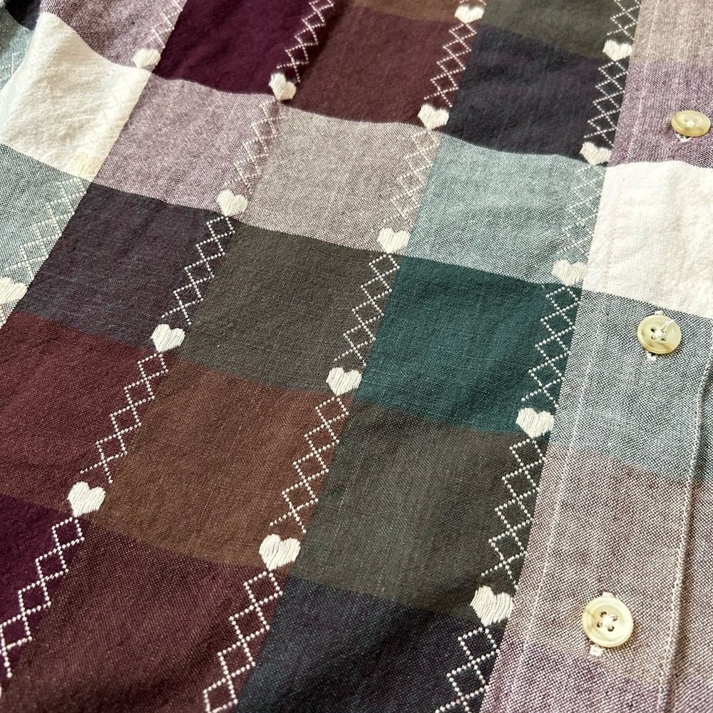 Cascade Blues Patterned Button-Up Shirt - Picture 4 of 7